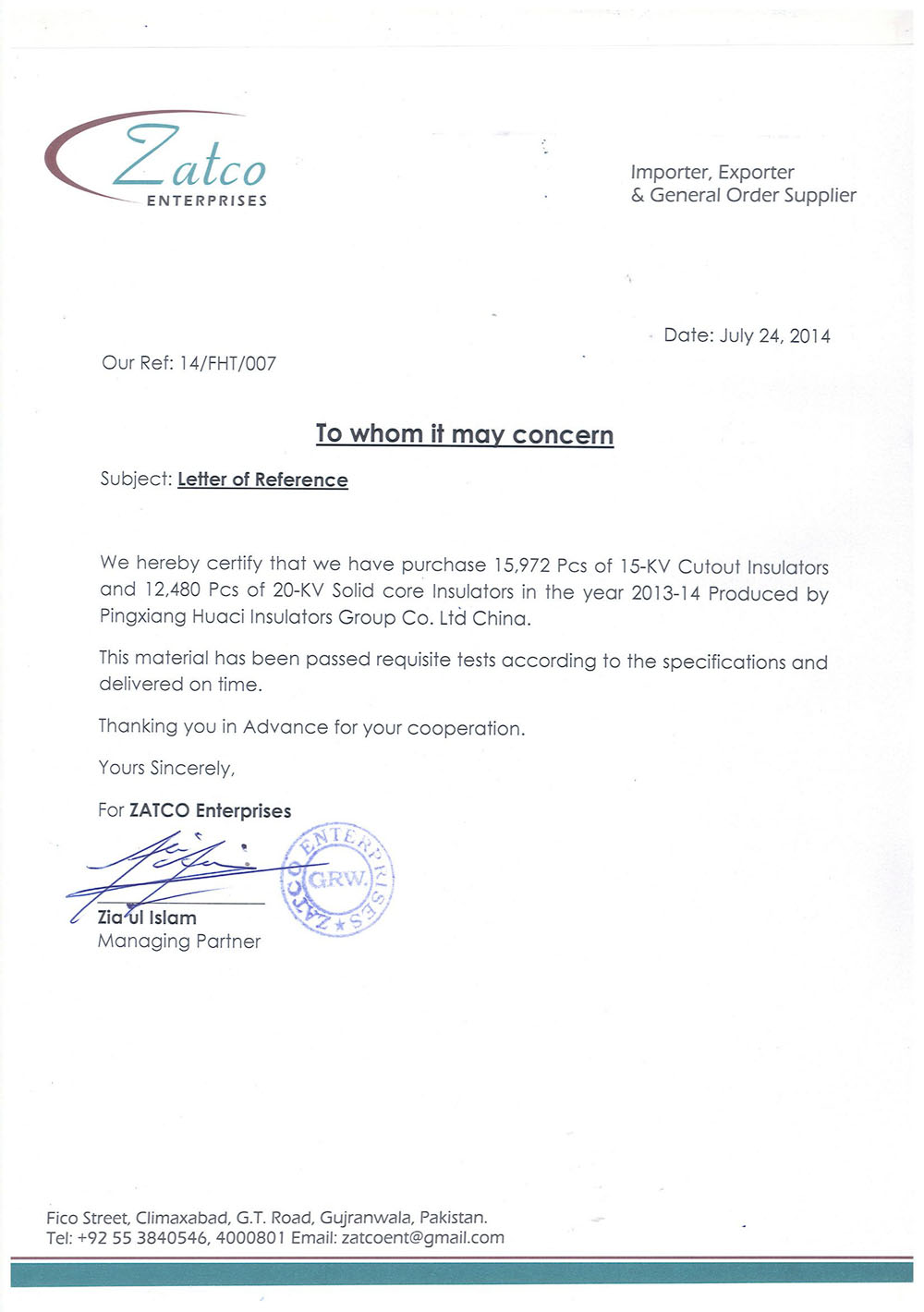 Pakistan ZATCO Enterprises